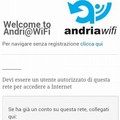 «Andria Wifi»: in viale Crispi nessun accesso