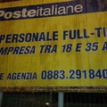 Cartello assunzioni Poste Italiane