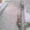 Campi 1 e 2 del Cimitero di Andria: ignorato il pericolo per i cedimenti