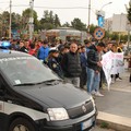 Corteo di protesta stamane per un centinaio di alunni dell'Istituto Tecnico Agrario