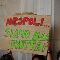 Sit-in di protesta dei lavoratori delle Cooperative Sociali a Palazzo di Città