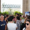 Sit-in di protesta dei lavoratori delle Cooperative Sociali a Palazzo di Città