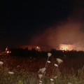 Incendio capannone Andria Trani