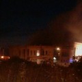 Incendio capannone Andria Trani