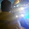 Incendio capannone Andria Trani