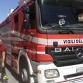 Incendio in un'abitazione nei pressi di Largo Grotte