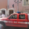 Incendio in un'abitazione nei pressi di Largo Grotte