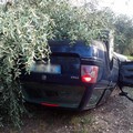 Incidente sulla Andria - Bisceglie: auto ribaltata ed un 40enne ferito