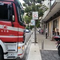 Principio di incendio in una palazzina di viale Crispi