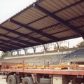 Tribuna coperta dello stadio "Degli Ulivi": trent'anni fa la costruzione per la C2