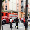 Principio di incendio in una palazzina di viale Crispi