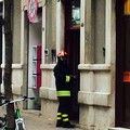 Principio di incendio in una palazzina di viale Crispi