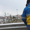 Neve ad Andria i disagi al traffico