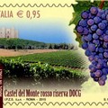 Francobolli vino "Castel del Monte rosso riserva"