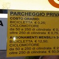 Parcheggio Stazione a pagamento per le Bici