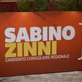 Sabino Zinni, in campo al fianco di Emiliano