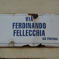 Via Fellecchia, ponteggio abbandonato