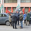 Protesta CGIL CISL UIL contro chiusura patronati