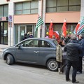 Protesta CGIL CISL UIL contro chiusura patronati