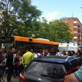 Incidente Bus-bici su viale Gramsci, codice giallo per un 20enne