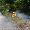 Vasto incendio in contrada San Vittore