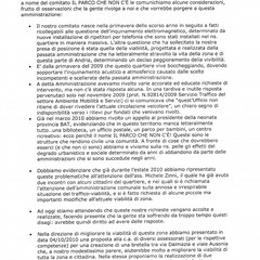 richiesta realizzazione bretella stradale tra Via Dalmazia e Viale Ausonia