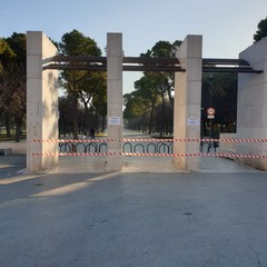 villa comunale e monumento ai caduti chiusi alla cittadinanza