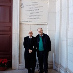 Lapide commemorativa a Palazzo di Città, in ricordo di Cinzio Violante