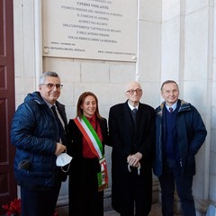 Lapide commemorativa a Palazzo di Città, in ricordo di Cinzio Violante