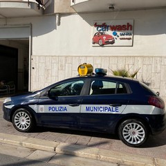 sanificazione dei mezzi della Polizia Locale