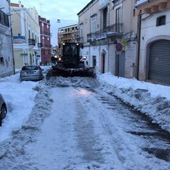 Militari della Pinerolo in azione sulla Murgia innevata