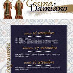 Festa in onore dei Santi Medici Cosma e Damiano