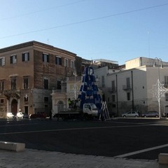 Albero di Natale in piazza Catuma