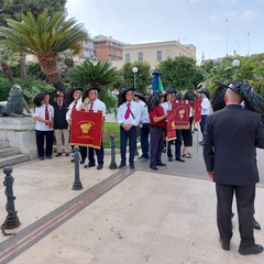 Manifestazione delle Fiamme Cremisi a Bisceglie