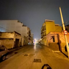 Incrocio via Don Lotti con viale Ausonia al buio