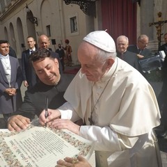 Benedetta la "Prima pietra" della nuova Aula Liturgica della chiesa Sacro Cuore di Gesù