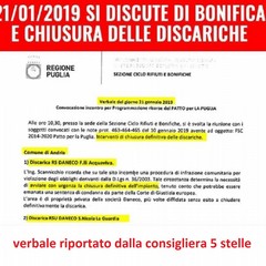 Ass. Del Giudice: "Sì alla bonifica, no alla discarica"