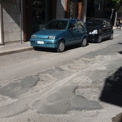 buche in via Duca degli Abruzzi