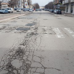 Paesaggio lunare per le vie di Andria