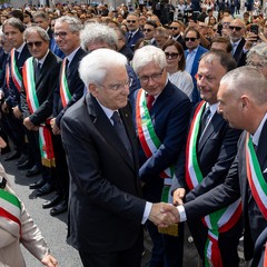 Foto della cerimonia per il 10° Anniversario del disastro ferroviario