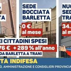 Cannito polemico sugli uffici provinciali da Barletta a Trani