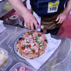 Esibizione di Gigi Vurchio al campionato mondiale di pizza