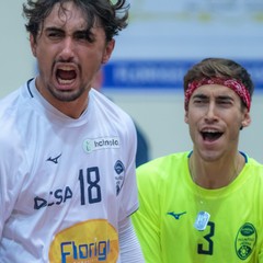 Andria Serie B gir E Florigel Pallavolo Andria Vs Blueitaly Pineto Nella Foto Esultanza Giovanni Incampo copia