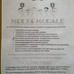 Multa Morale - Alunni della 2° A della scuola "Oberdan" di Andria