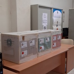 seggio per l'elezione del nuovo presidente della provincia Bat