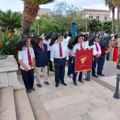 Manifestazione delle Fiamme Cremisi a Bisceglie