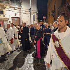 processione notturna per il trasferimento del simulacro della Madonna dei Miracoli