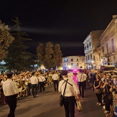 processione notturna per il trasferimento del simulacro della Madonna dei Miracoli