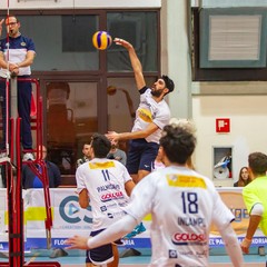 Andria Italia Ottobre Serie B girone E Florigel Pallavolo Andria Vs CLT Terni Nella Foto Franco Bortoletto schiacciata