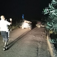 incidente stradale sulla strada comunale di S. Brigida